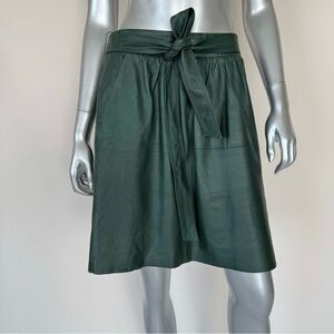 Elie Tahari women leather skirt size 8 US Retail 850$
